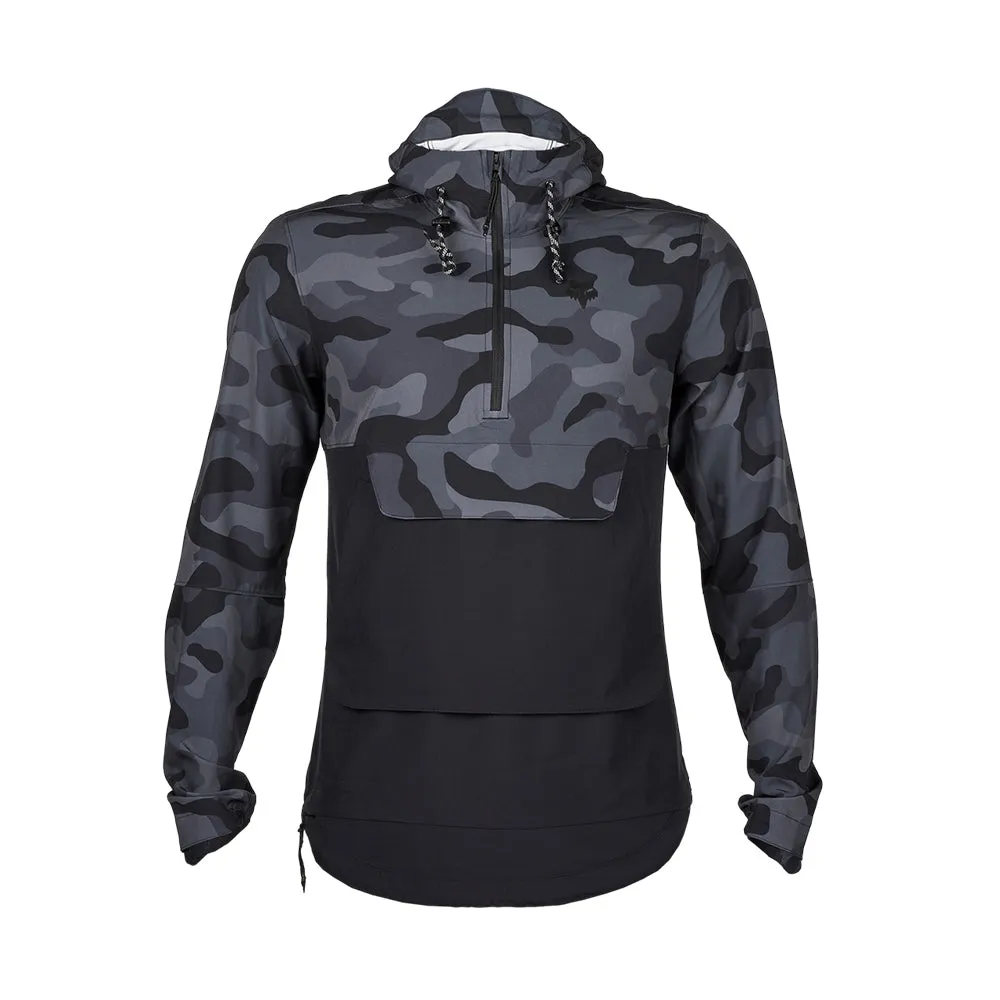 Fox Ranger Wind Pullover Jacket - Black Camo