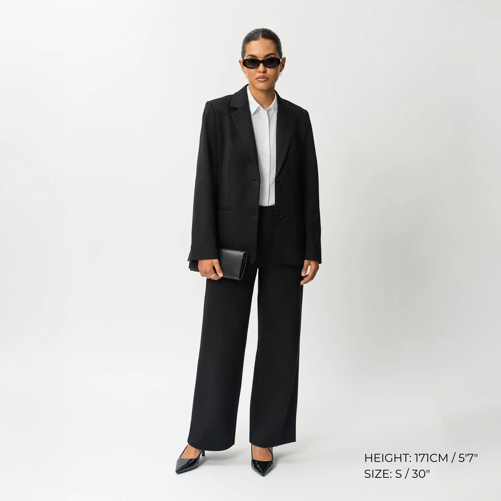 Tailored Ponte Relaxed Trouser